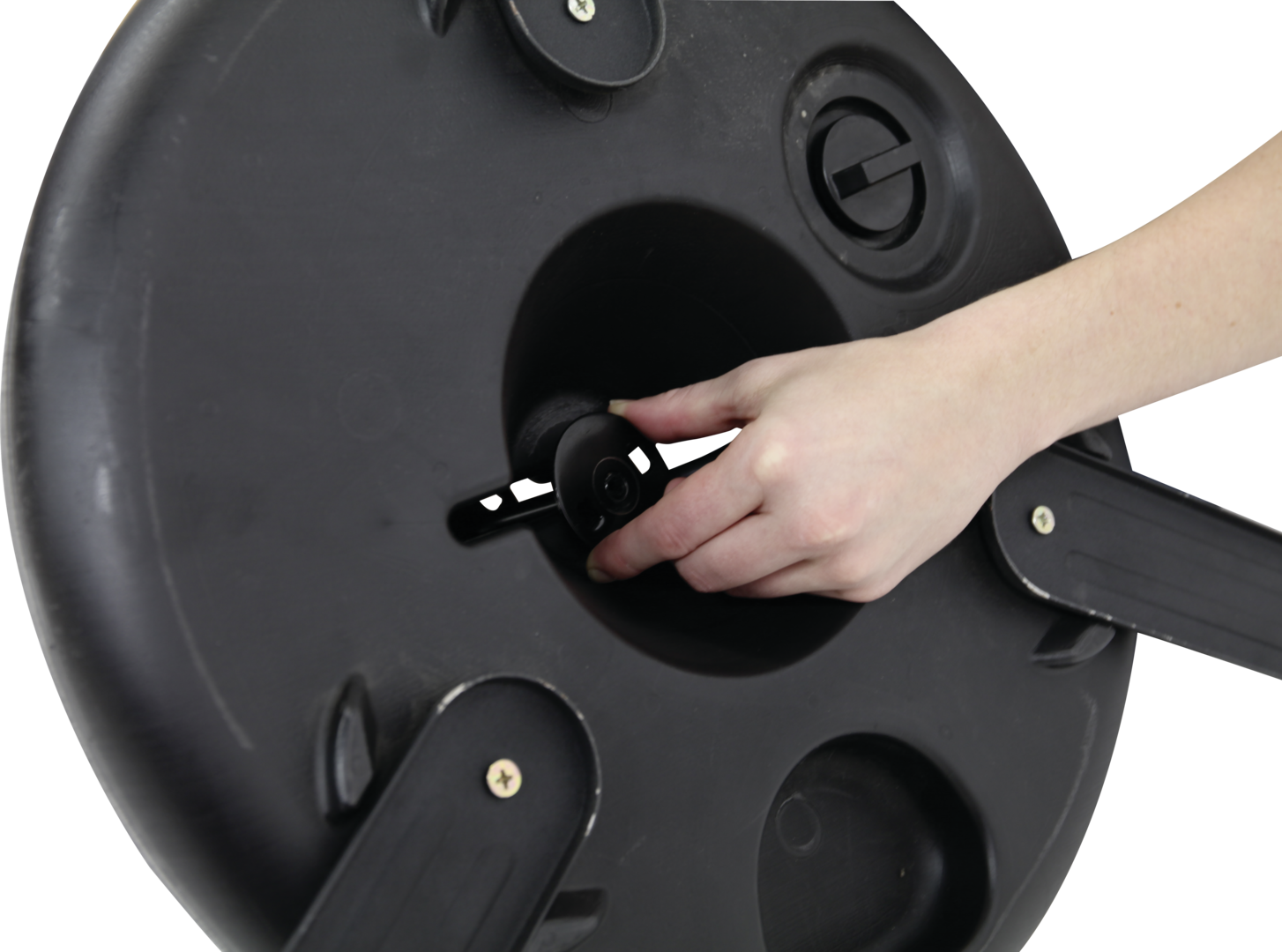 Purple Exhibits. Atlas Outdoor Sign Holder Weighted Base