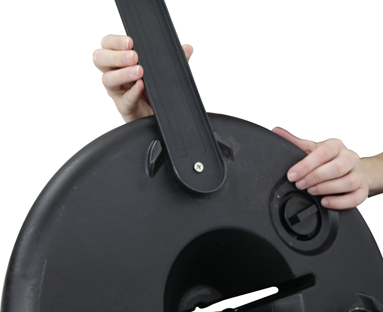 Purple Exhibits. Atlas Outdoor Sign Holder Weighted Base