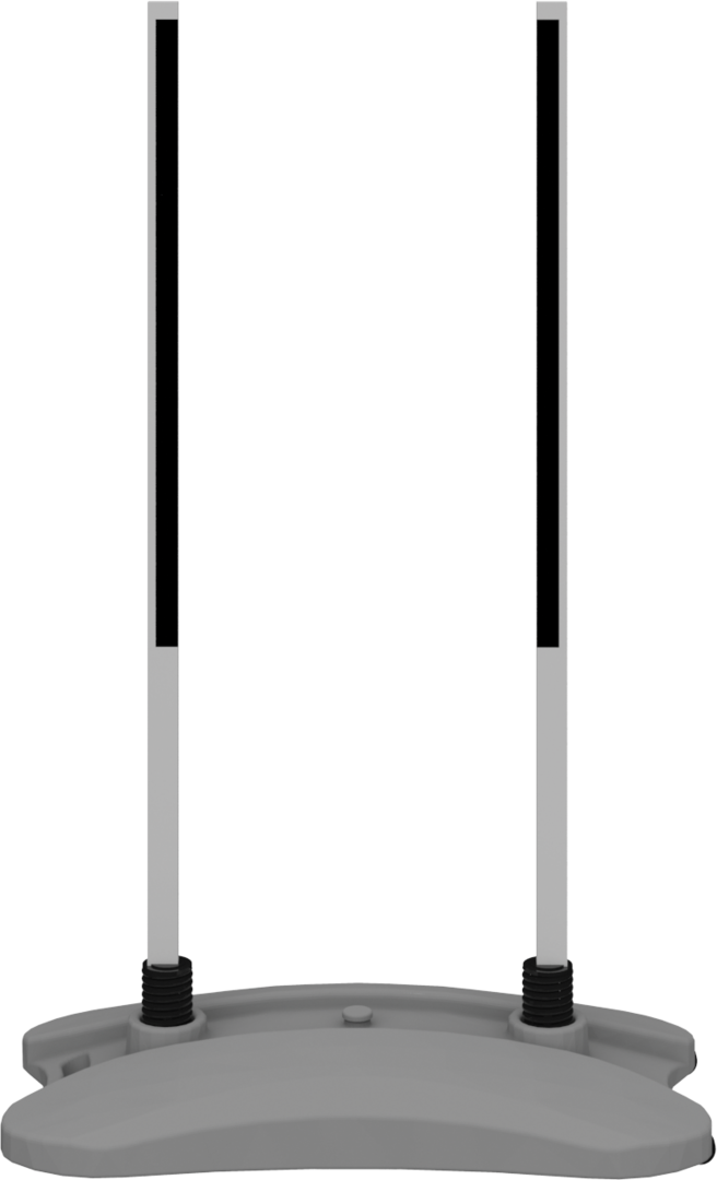 Purple Exhibits. Contour Outdoor Sign Water Base